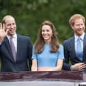 What were the A-level results of Prince William, Catherine, Princess of Wales and Prince Harry?