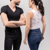 The Everyday Vest has black and nude options for and men and women 