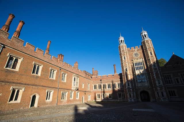Eton College is perhaps the UK's most famous private school