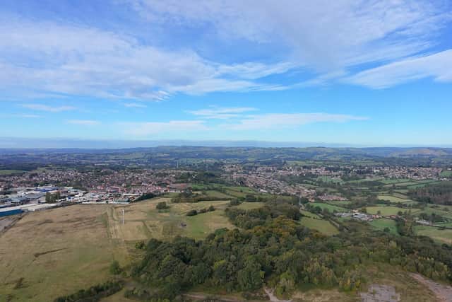 A view of Gareth's home town of Ashbourne, in Derbyshire, captured with the DJI Neo