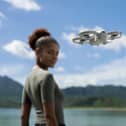 The DJI Neo uses AI to lock on to a person and follow them around