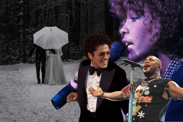 From Whitney Houston and Bruno Mars to, believe it or not, Flo Rida; these are the most popular wedding songs you could consider for your Christmas ceremony.