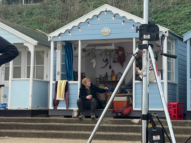 Ed Sheeran filming in Southwold on Tuesday, November 5