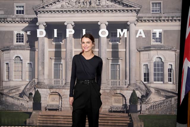 Keri Russell plays Kate Wyler in The Diplomat. Photo: Presley Ann/Getty Images for Netflix