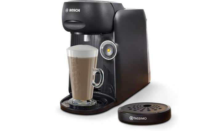 The "Finesse" machine is compact but still big enough for a latte