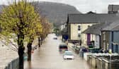 Parts of Pontypridd, South Wales, have been left submerged in water as the River Taff bursts its banks.