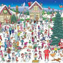 How many of the Christmas items can you find? 