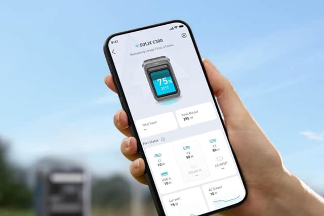 Both units connect to an app for remote monitoring and control