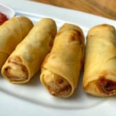 spring rolls chinese food generic canva