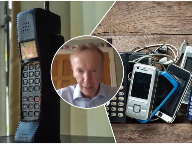 Michael Harrison made the world's first mobile phone call just after midnight on January 1, 1985