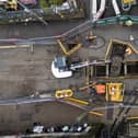A sinkhole along Halifax Road, Hedben Bridge in Yorkshire has turned up on Google as an unlikely tourist attraction and five star reviews.