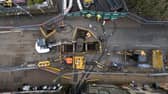 A sinkhole along Halifax Road, Hedben Bridge in Yorkshire has turned up on Google as an unlikely tourist attraction and five star reviews.
