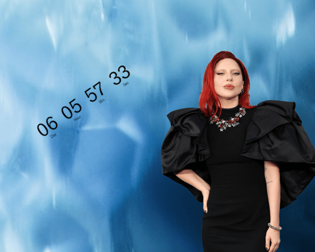 Fans have been left guessing what the reason for a countdown timer on Lady Gaga's official website could mean.