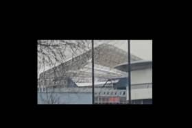 The Sands Centre, Carlisle was closed on Friday and Saturday after the high winds caused damage to the canopy, which had been fitted as part of the RAAC replacement on the Sands’ auditorium roof.

Footage courtesy of cumbrianroofingsolutionsltd.com