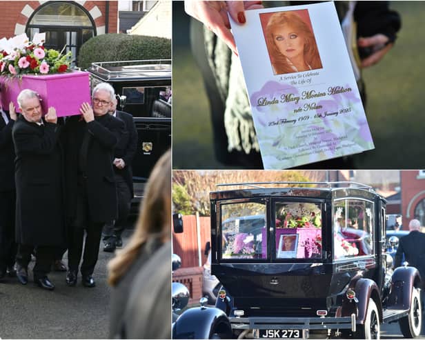 Mourners at the funeral of singer Linda Nolan have been told she would have “loved all the fuss”