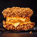 KFC: Iconic bunless burger makes a return to restaurants with a spicy kick (Photo: KFC)