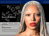 What are the odds of picking up a ticket to see Queen Bey during her four UK shows?