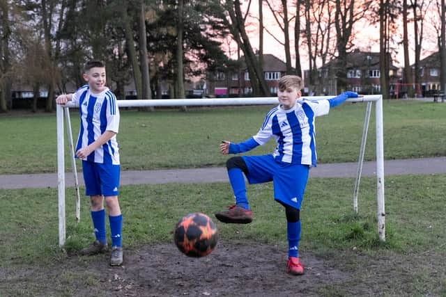 The girls of York Railway Institute (YRI) AFC u12s have mounted the 'Girls can have short hair. Get Over It' campaign after a series of complaints from parents and coaches of rival teams.