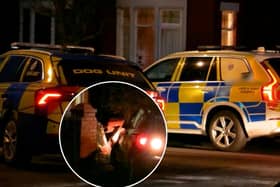 Stolen car crashes into wall...and gets seized