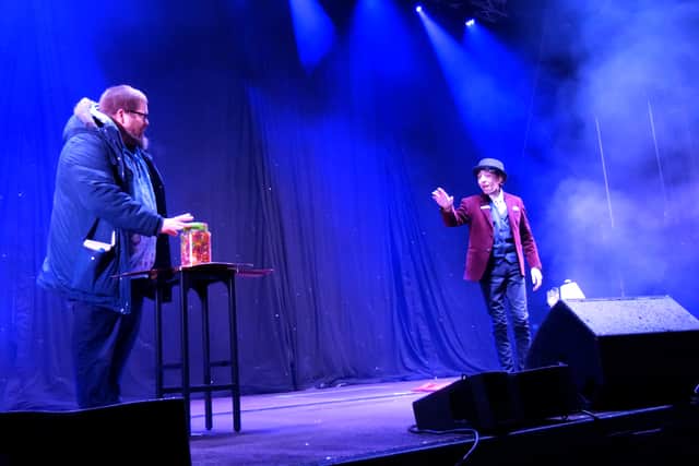 Cillian O Connor's audience participation at Showzam!