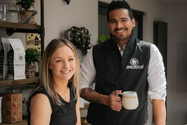 Caribe Coffee in Northumberland is a family run business started by Wilmer and Elle Carcamo and is committed to sustainability