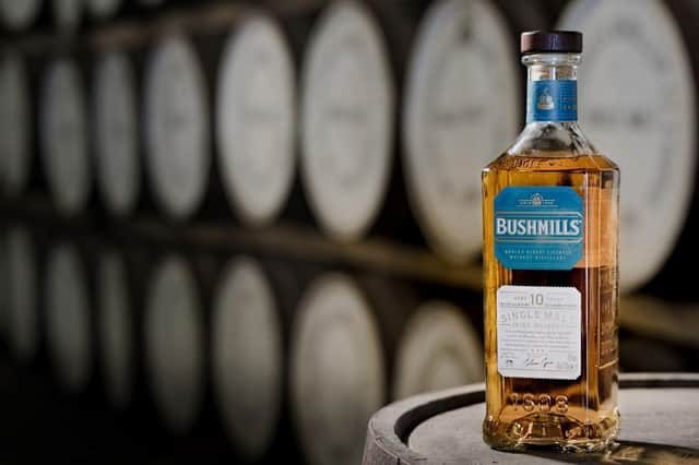 Bushmills 10-year-old whiskey - a classic