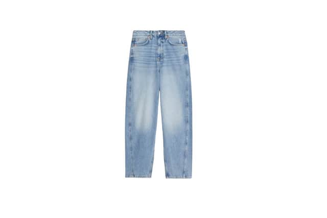 High Waisted Carrot Leg Ankle Grazer Jeans £39.50