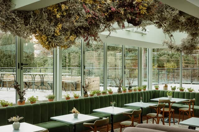 The light and airy Orangerie Bar