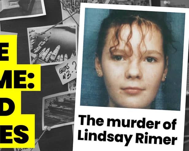 A photo of 13-year-old murder victim, Lindsay Rimer
