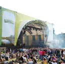  A general view of the main stage on day 3 of the Latitude Festival held in Henham Park, Southwold on July 18, 2009 in Southwold, England. 