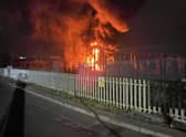 A fire in a transformer in Nestles Avenue, Hayes, west London, which means Heathrow will be closed all day on Friday, March 21 
