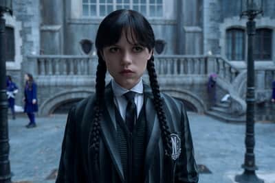 Jenna Ortega as Wednesday Addams in Wednesday season 2