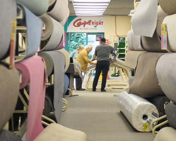 Customers in a branch of Carpetright in 2017 (Photo: Leon Neal/Getty Images)