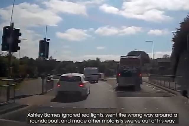 Stolen van drives on wrong side of the road during Mansfield rush hour pursuit