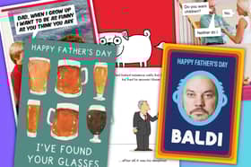 Show your dad how much you love him by giving him an insulting Father's Day card