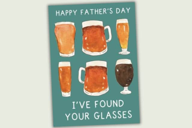 For the dad whose eyesight may be blurry, but whose pint-pouring precision remains oddly flawless.