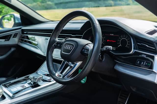The RSQ8 has an amazing interior  