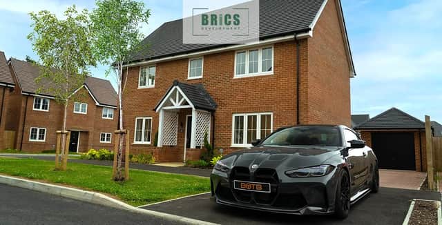 The Chichester house is brand new and ready to move into - it even comes with a free car