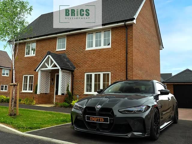 The Chichester house is brand new and ready to move into - it even comes with a free car