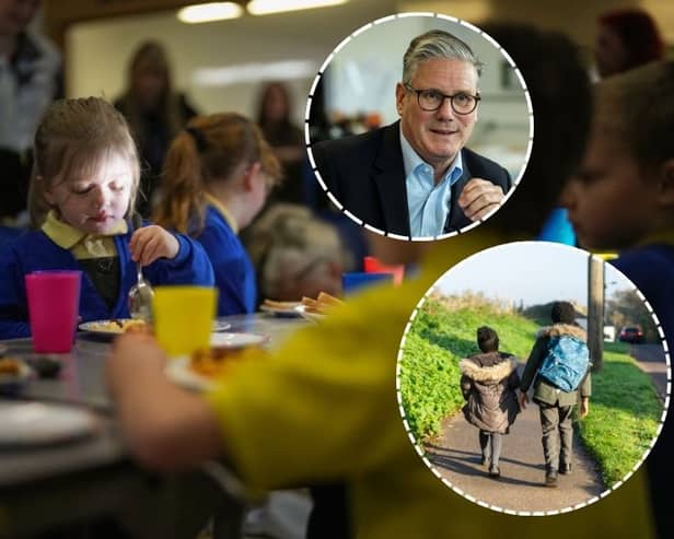 The Government says that thousands of children from struggling households had been missing out on free school meals