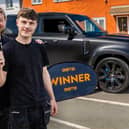 Ciaron Goldingay had just finished work when BOTB presenter Christian Williams turned up to hand him the keys to a new car