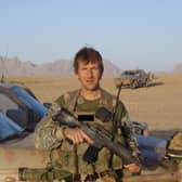 Dan Jarvis - now Security Minister - served in Helmand, Afghanistan (2007)