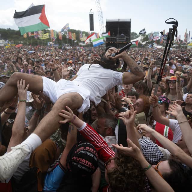 Punk duo Bob Vylan caused controversy with their Glastonbury 2025 set.