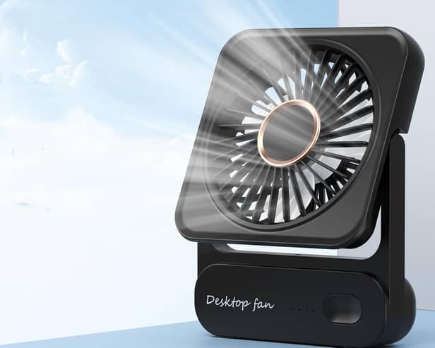 Compact but powerful - this bargain desktop fan is just what you need to beat the heat