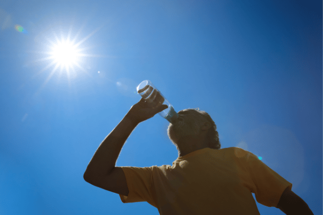 With temperatures set to soar to the 30s over the summer, the threat of heat stroke at an outdoor event such as a festival is a very real problem.