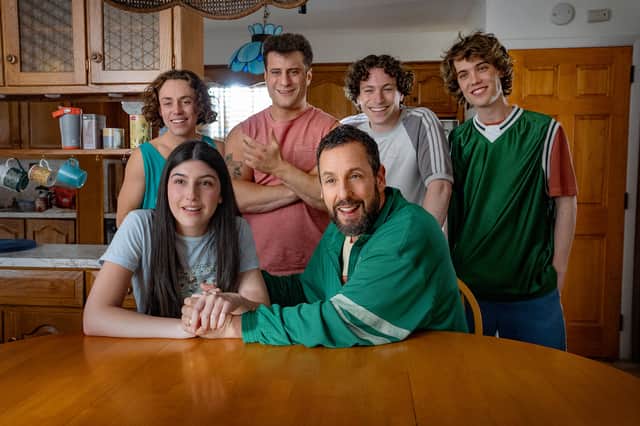 Happy Gilmore with his family in Happy Gilmore 2