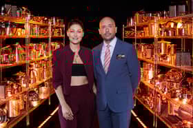 Cooking with the Stars hosts Emma Willis and Tom Allen.
