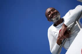 Sir Lenny Henry in Shark! Celebrity Infested Waters episode 5