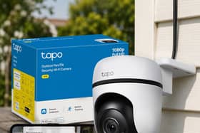 The Tapo TC40 outdoor security camera features 360-degree coverage and motion tracking for home monitoring