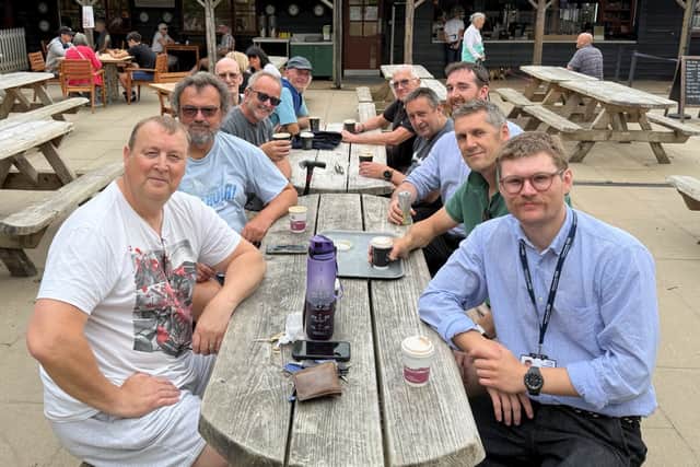 Members of the Men's Walking Group at Wendover Woods